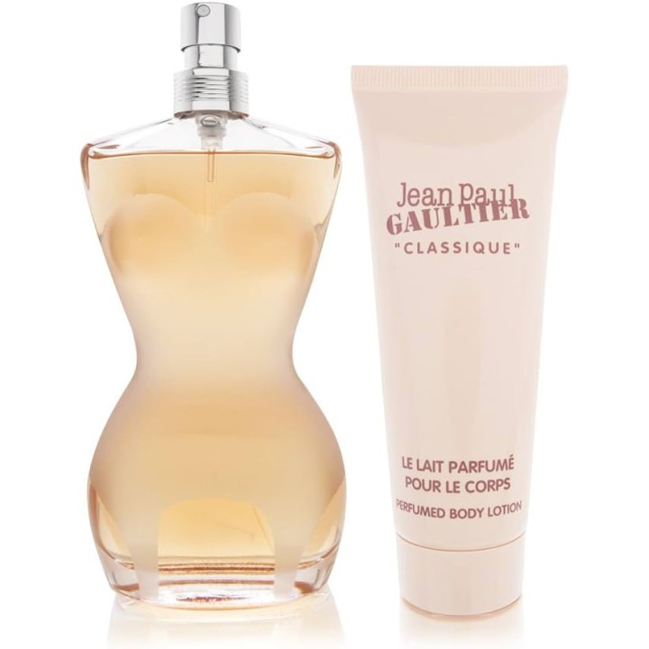 Jean Paul Gaultier Classique Cadeau Set - Eau De Toilette 100ml And Body Lotion 75ml
