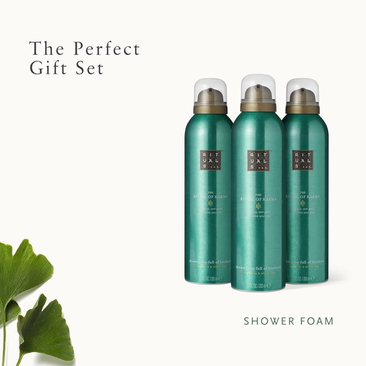 3x Rituals of Karma Foam Douch Gel 600ml